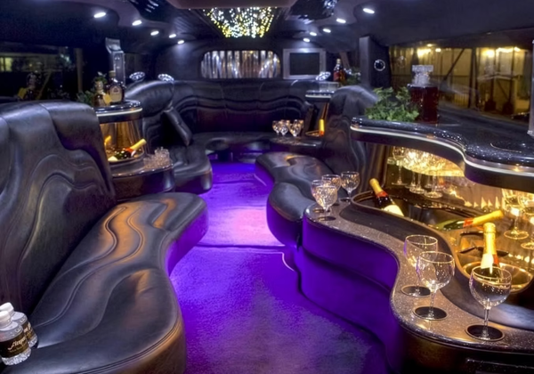 Black Hummer H2 Limousine