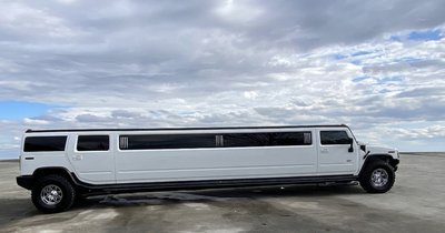 White Hummer Limousine
